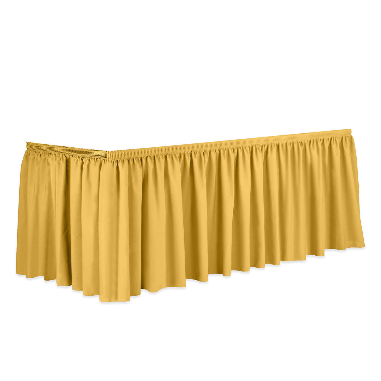 Galda svārki – dzelteni, velūra efekts