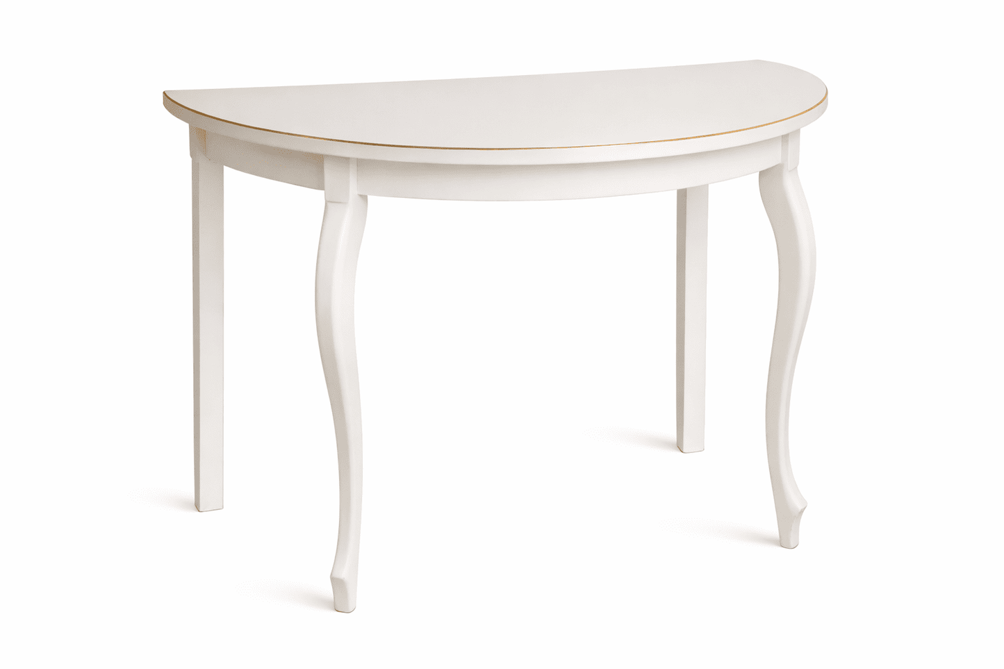 Classic cabriole leg half moon table for wedding dessert display and event decor