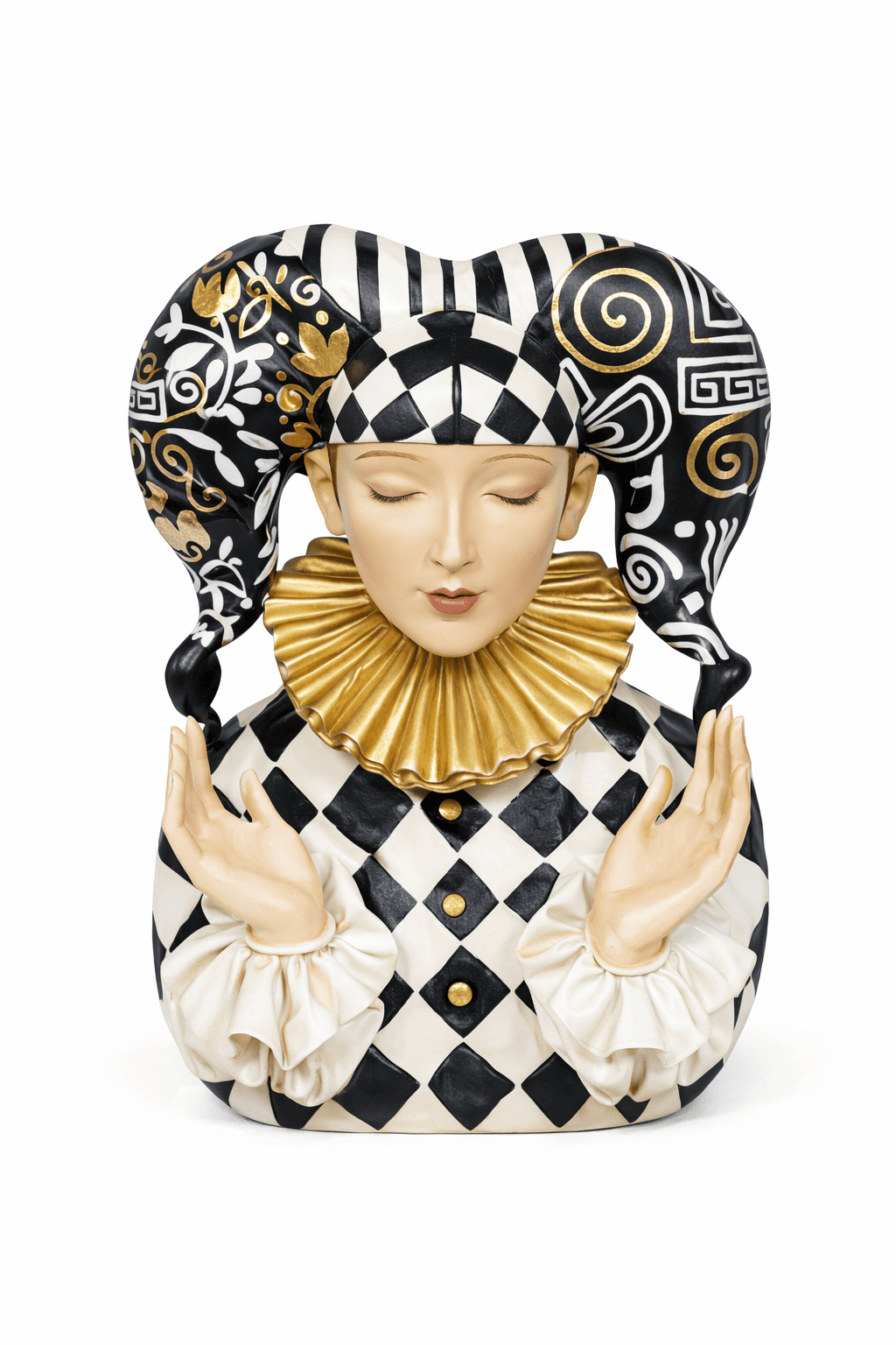 Dreaming Harlequin Ceramic Figurine (23 cm)