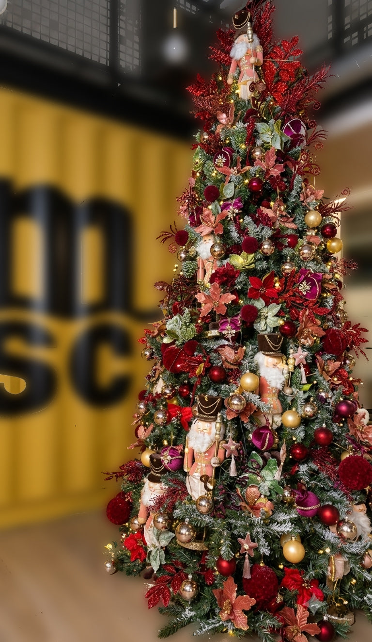 Luxury Velvet Star Christmas Tree Ornaments with Tassel