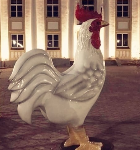 Скульптура петуха 220 см