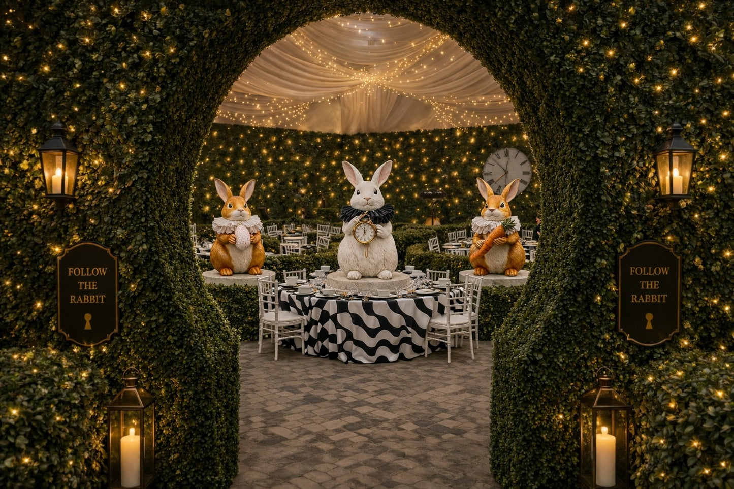 Boxwood labyrinth