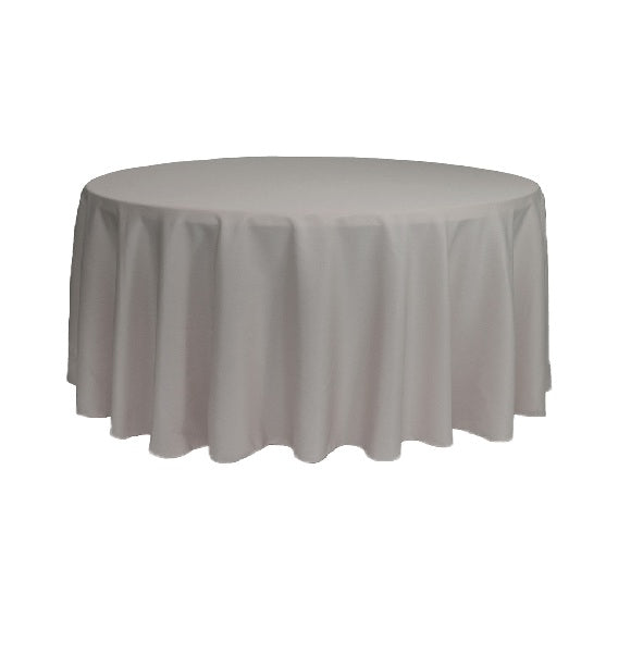 Tablecloth grey round 300 cm