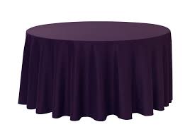 Tablecloth round violet