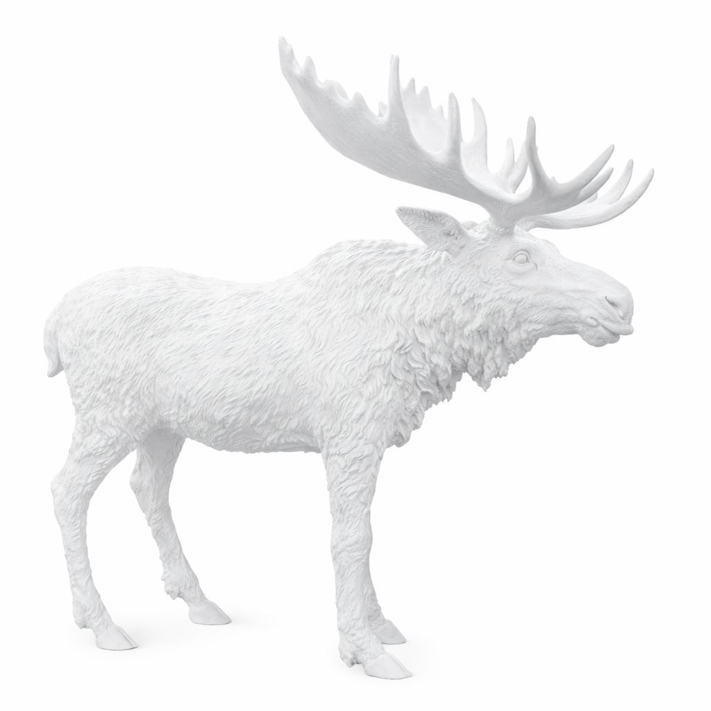Скульптура Белый Лось 300 см