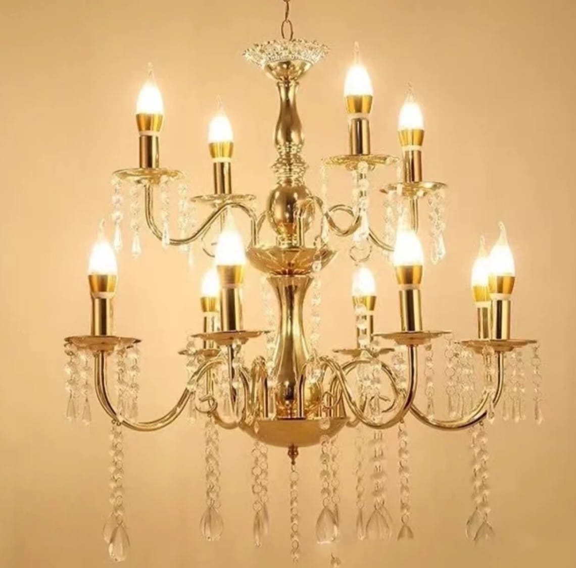 chandelier gold 7skyrent