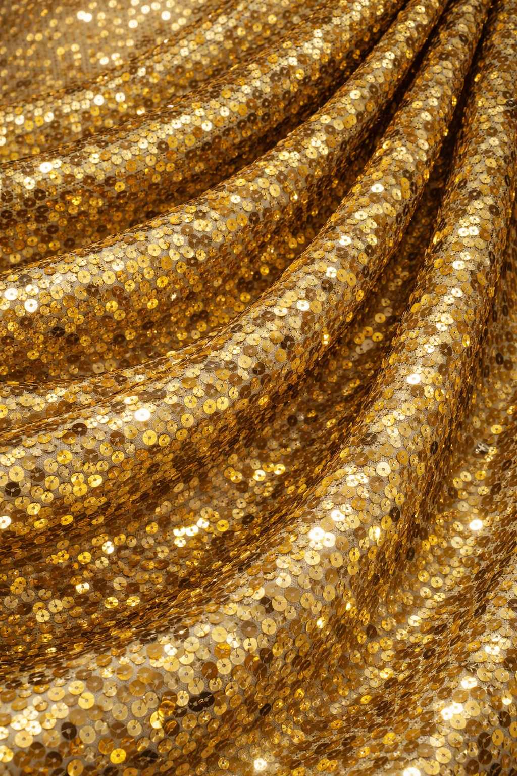 Sequin drapes gold 2.2 x 8m