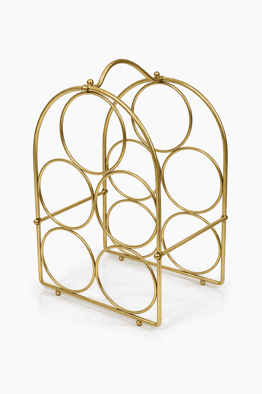 gold wine bottle holder stand for champagne and wine bottles display rental 7skyrent