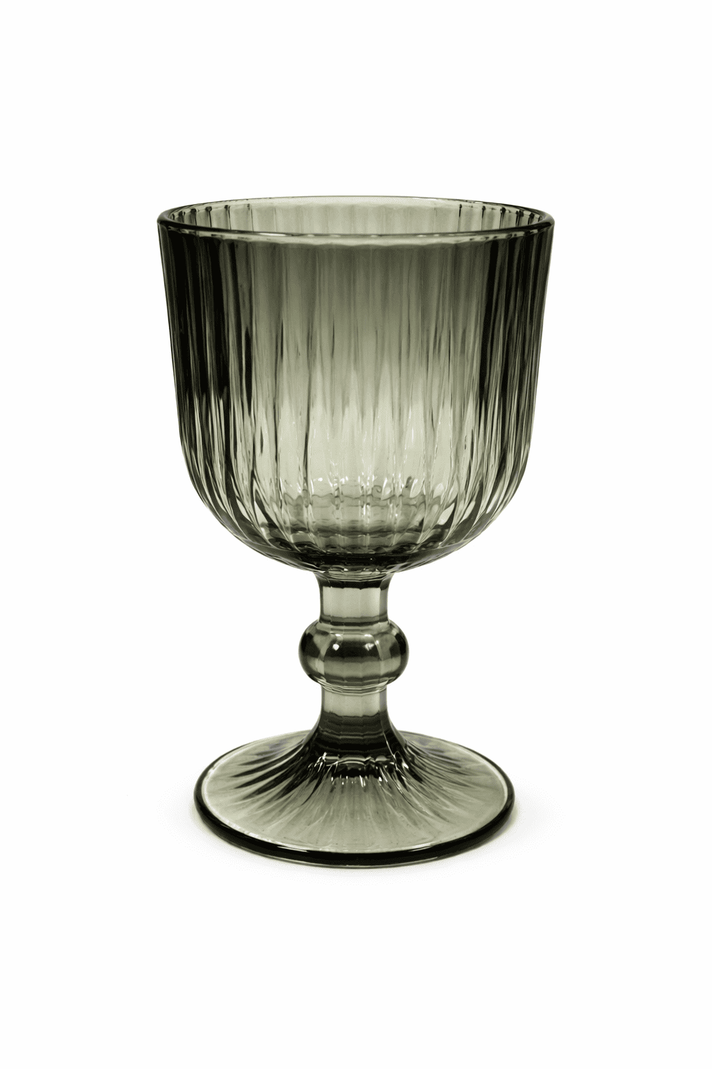 green ribbed wine glass for table setting rental by 7skyrent elegant vintage style green stem glass for events