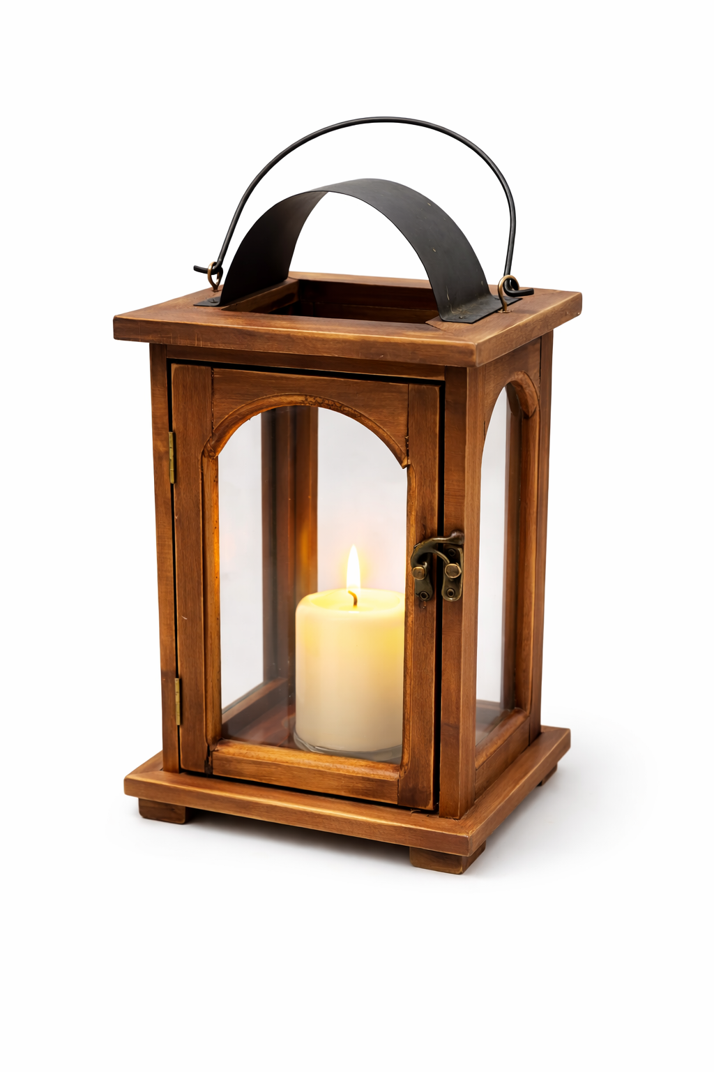 Wooden Lantern for Candles – Rustic Event Decor