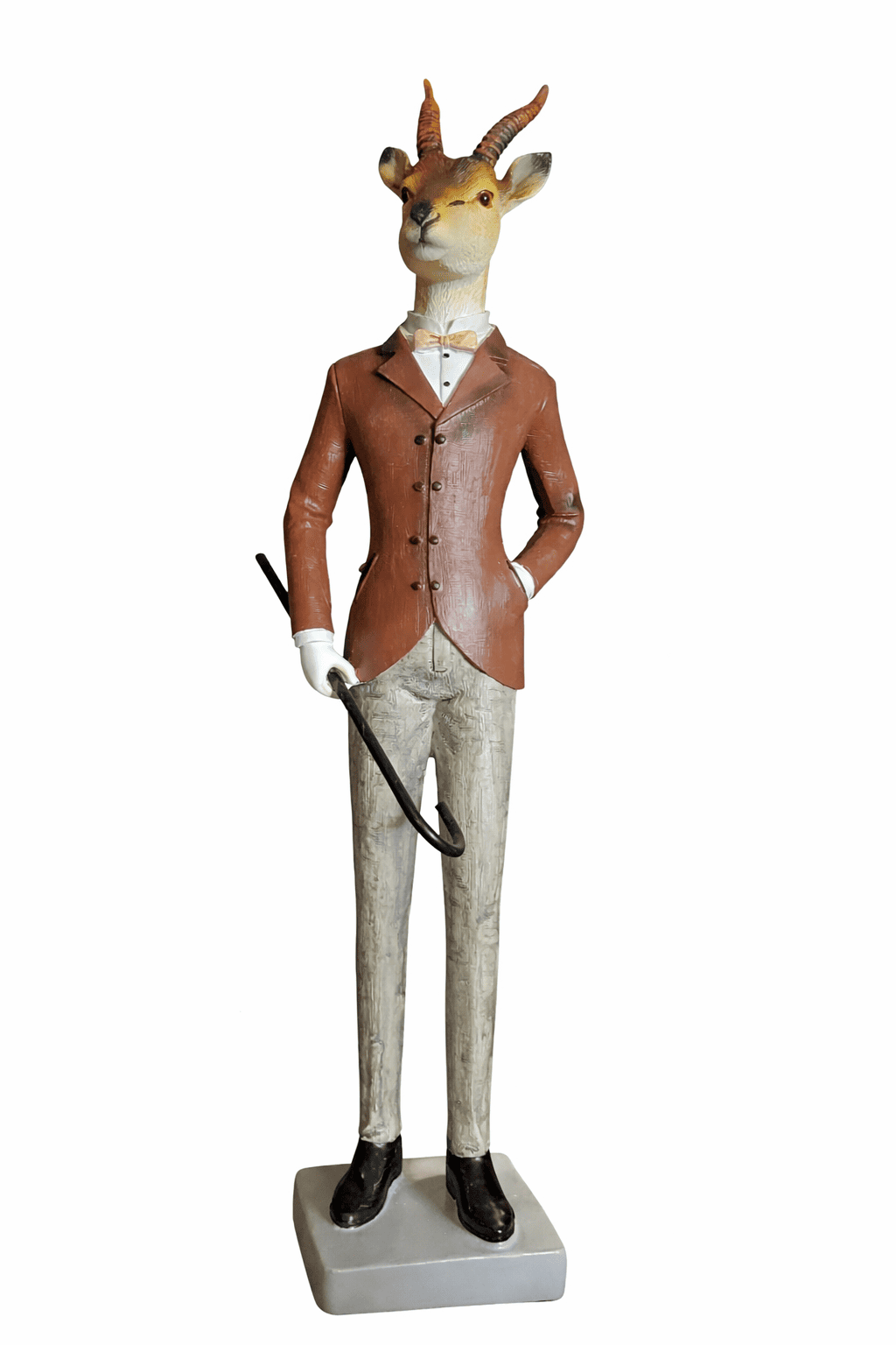 Mr. Animal Antelope Gentleman Table Statue