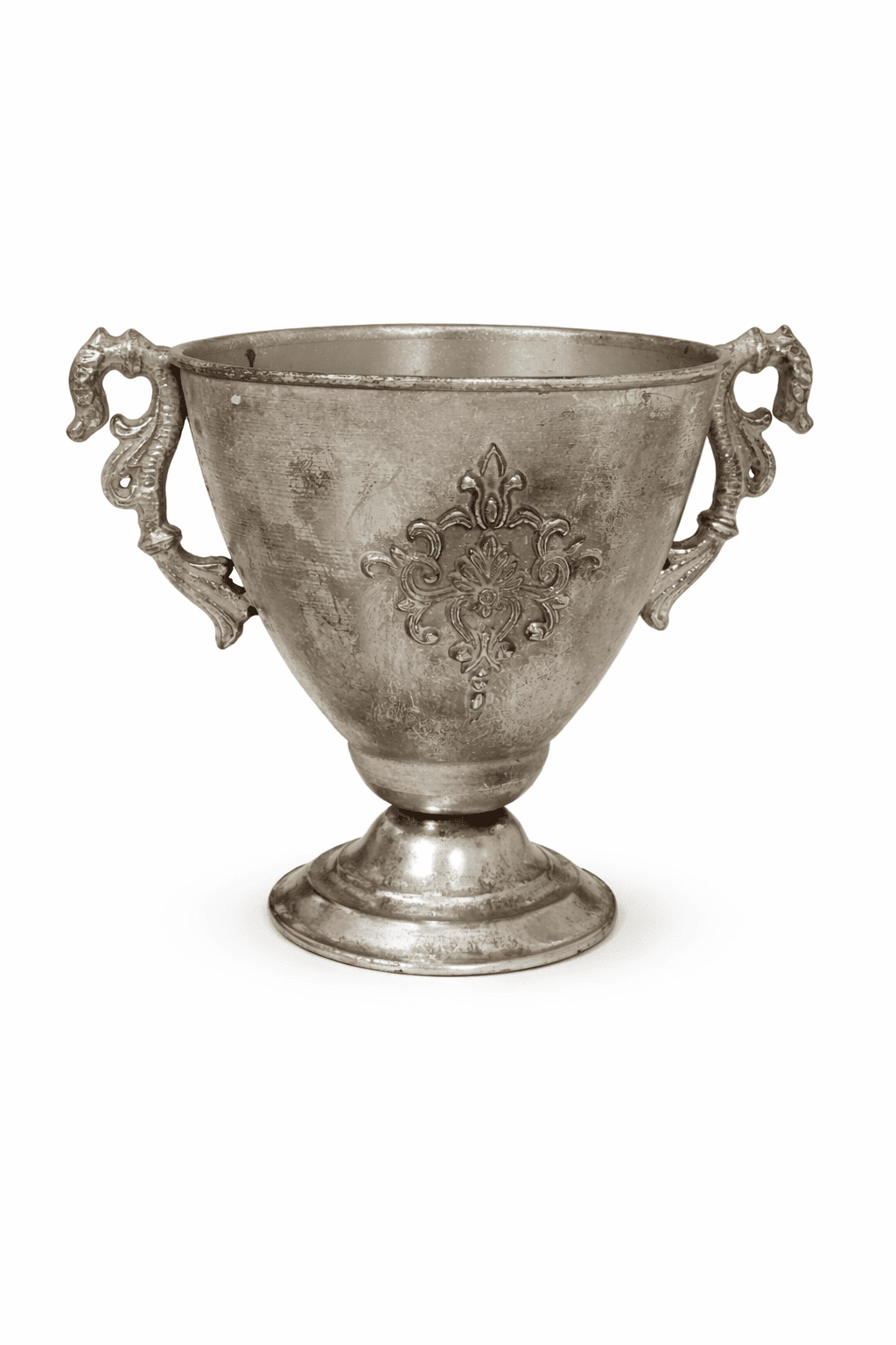 Vāze Antīks metāls sudrabs