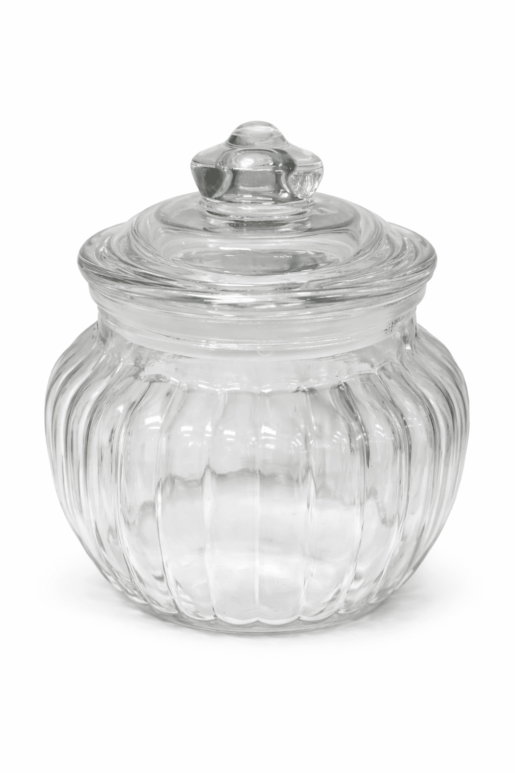 Small Glass Candy Jar with Lid