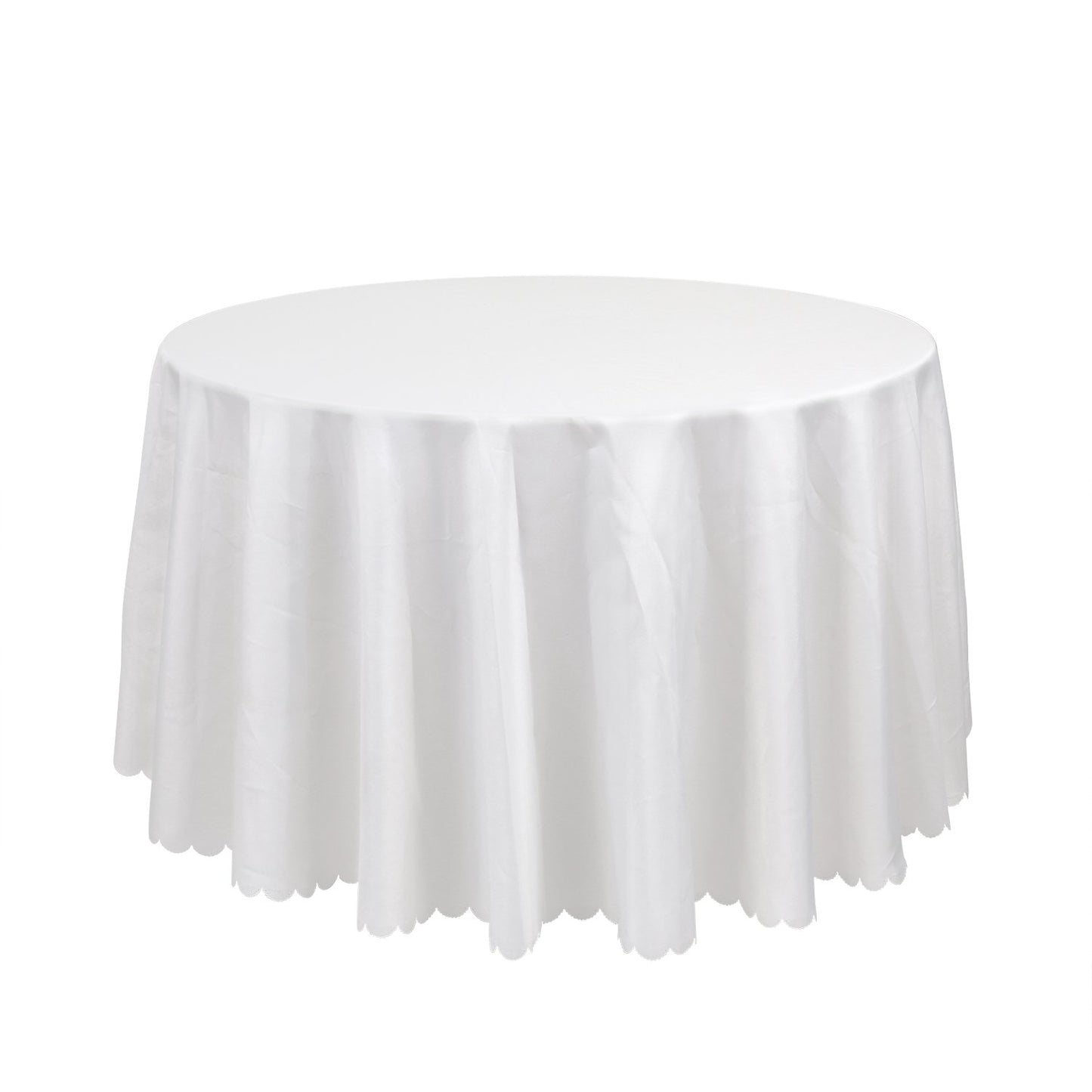 Tablecloth white round
