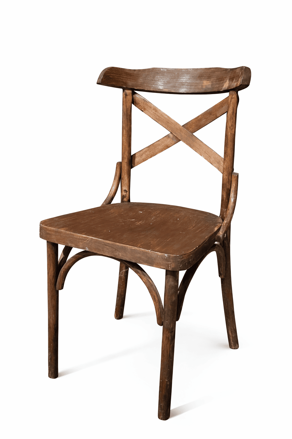 Classic Vienna Cross Back Dining Chair – Brown