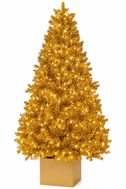 Gold Christmas Tree 160cm