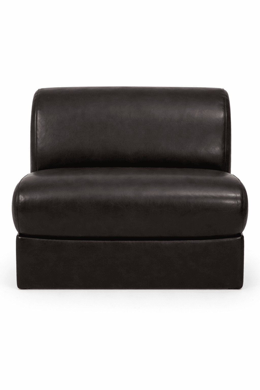 Modern black lounge sofa for cafe lounge areas, VIP backstage seating and festival lounges