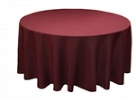 Tablecloth bordo round