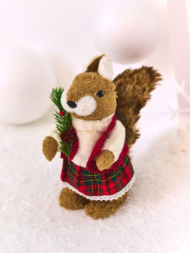 If you are curating a rustic, nature-inspired holiday display and searching where to rent charming 23cm woodland bear and bunny figurines in Riga, our exclusive eco-style tartan collection provides the perfect high-end details for cozy commercial spaces and residential events throughout Latvia.