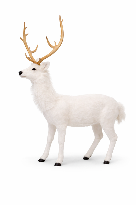 Figure Deer white 160 cm