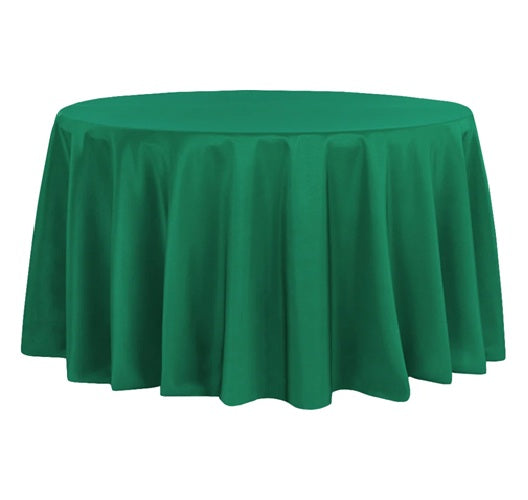 Tablecloth green round 300 cm
