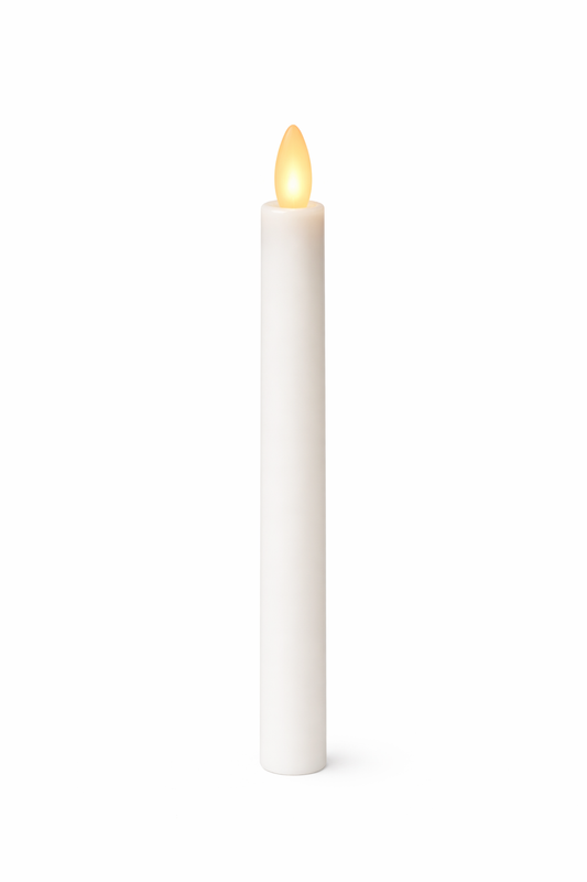 Led light taper tall candles