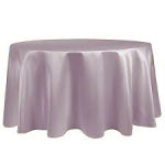 Tablecloth round lilac
