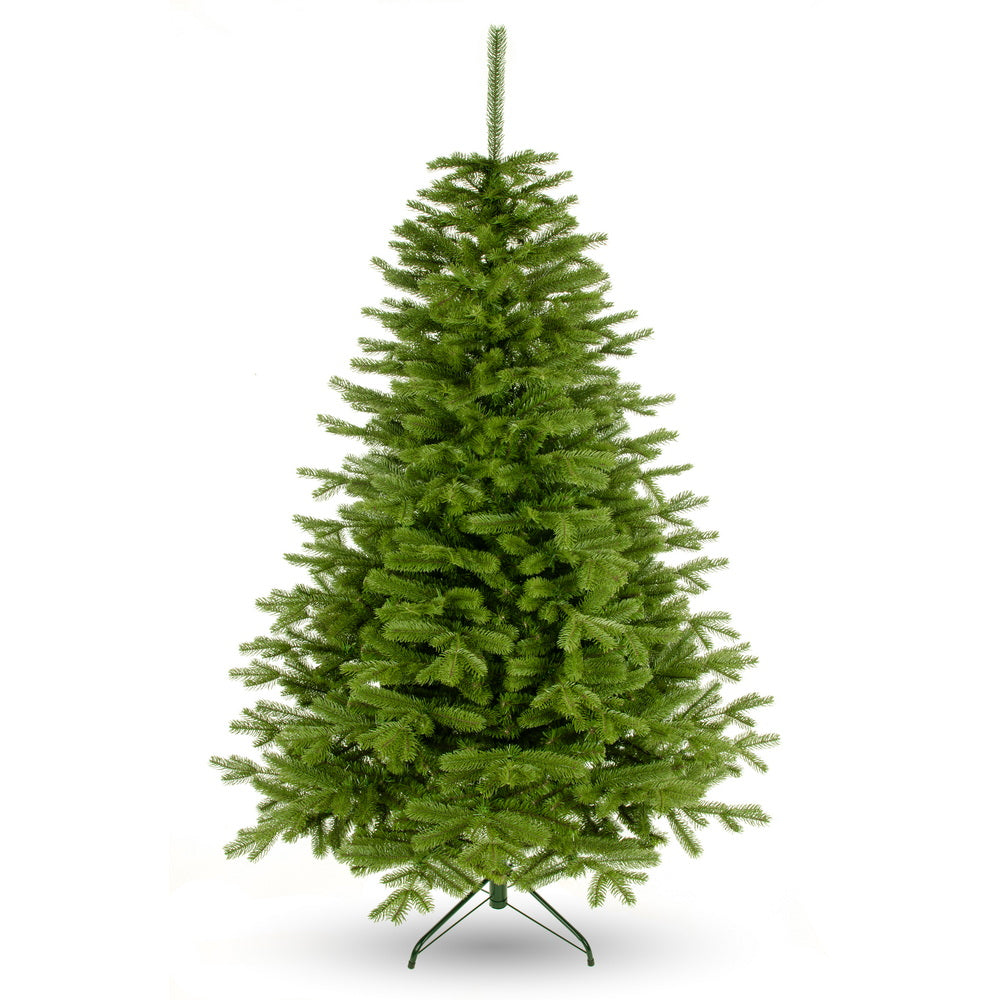 Where to rent 2m Christmas tree Riga, realistic PE artificial tree hire Latvia, 200cm dense green spruce tree Riga, where to rent Christmas decor in Riga, premium indoor holiday tree display Baltic, classic festive photo zone spruce prop.