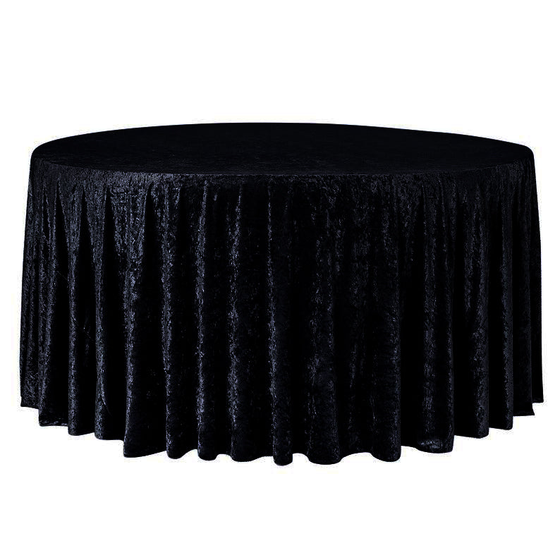 Tablecloth black round
