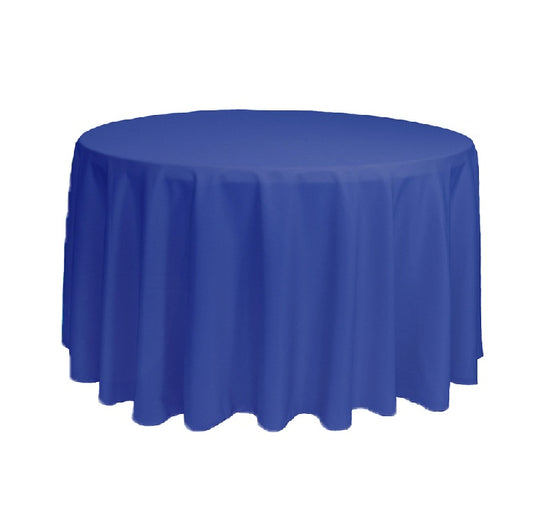 Tablecloth Royal Blue round 300 cm