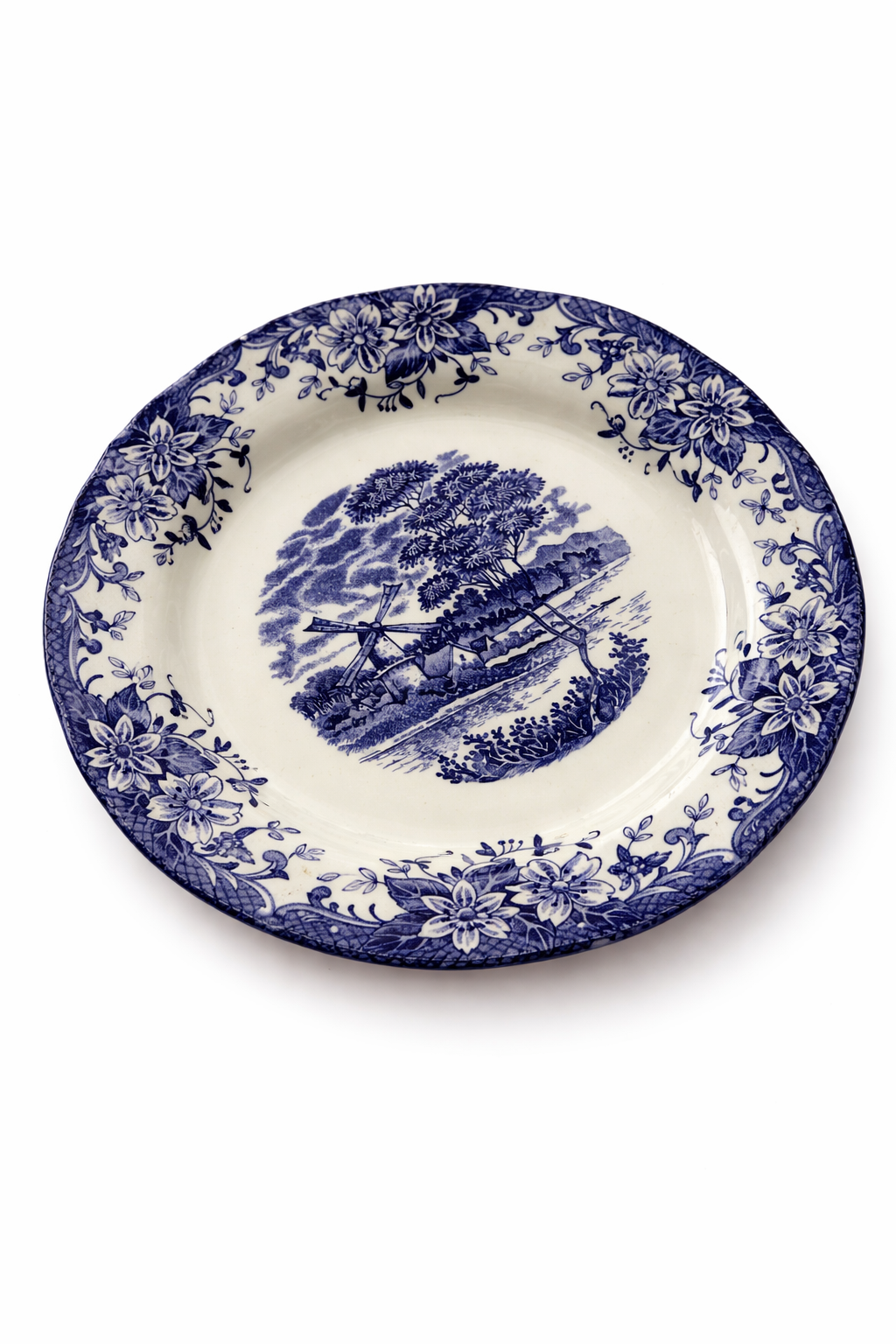 Blue & White Windmill Dinnerware