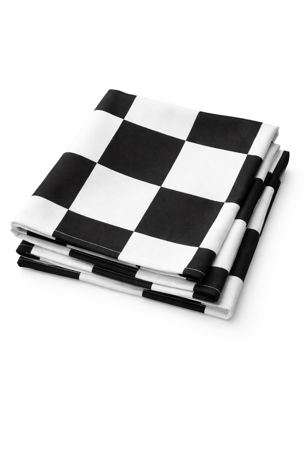 Black&white chess napkin