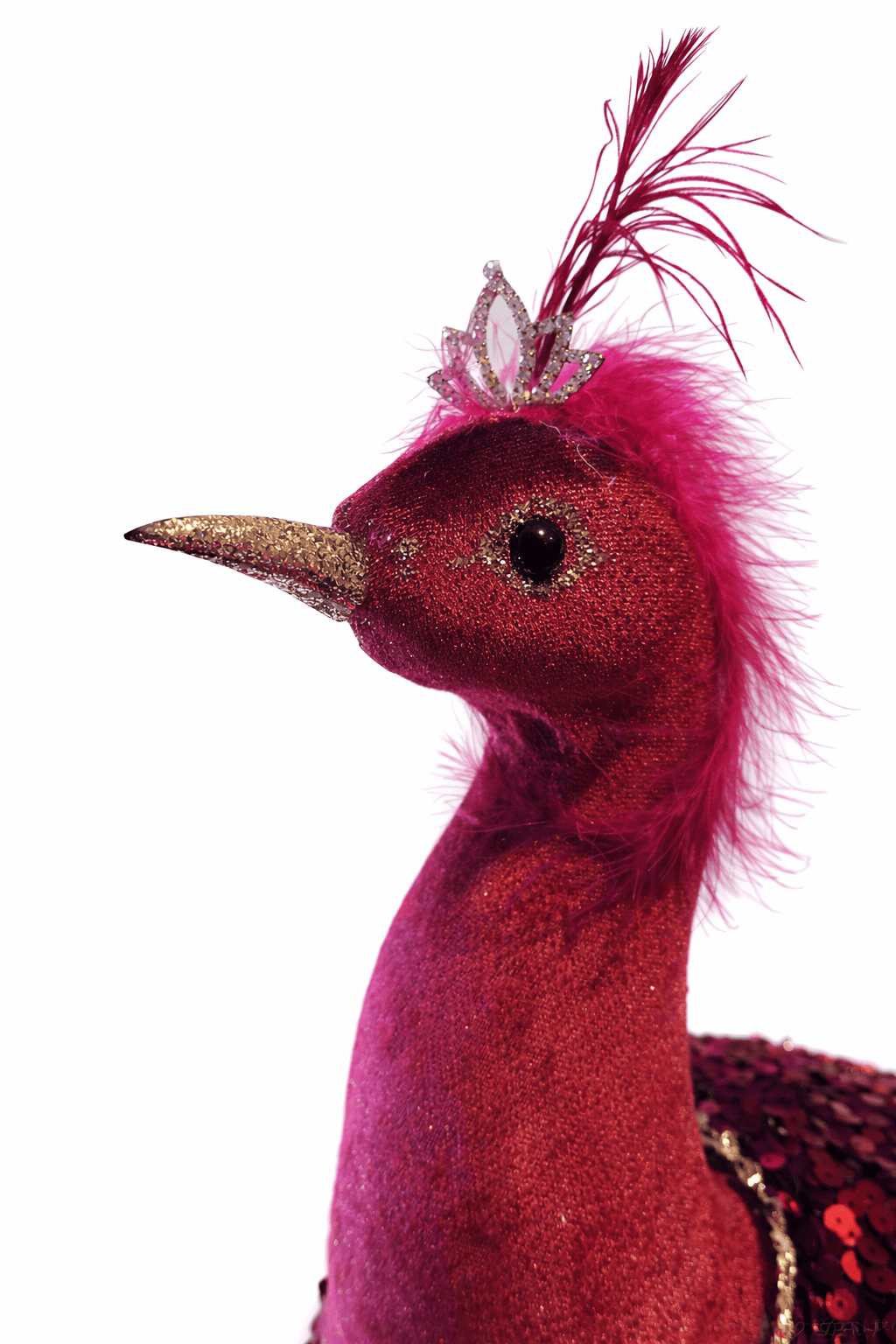 Decorative Peacock figure bordo big