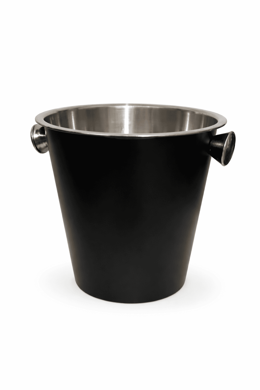 champagne ice bucket black and silver for wine and champagne bottles event rental 7skyrent