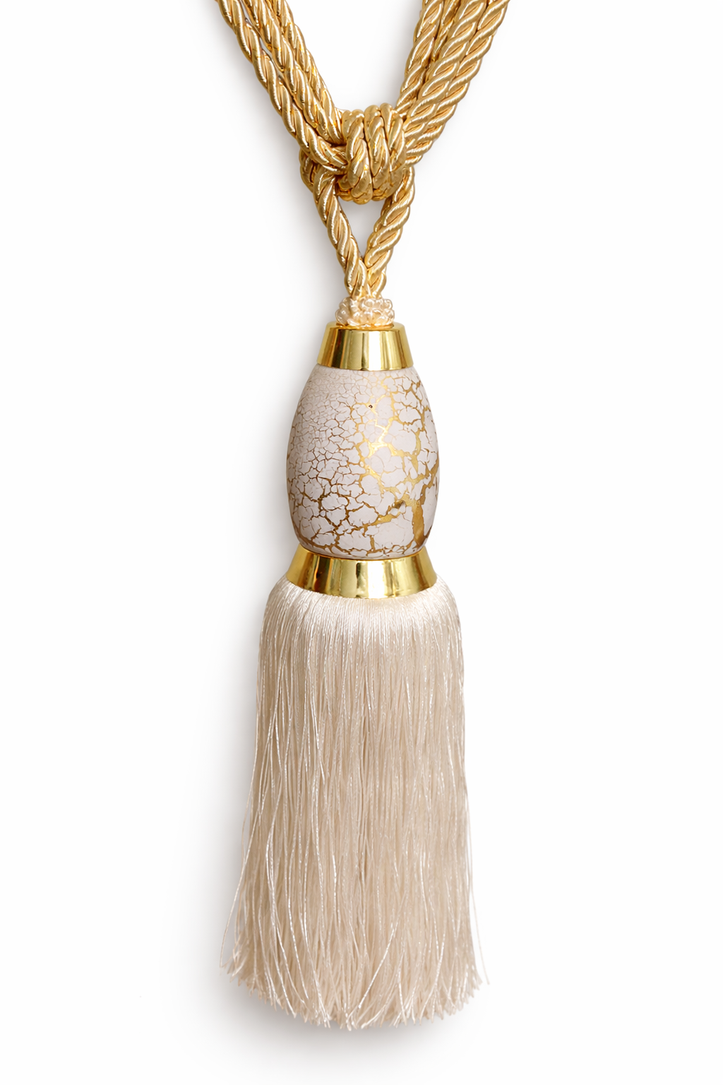 Decorative tassel with gold accents 7skyrent