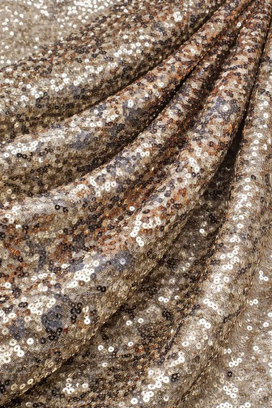 Sequin drapes ivory-pink 2.2 x 8m