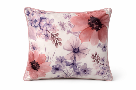 Decor pillow pink flower