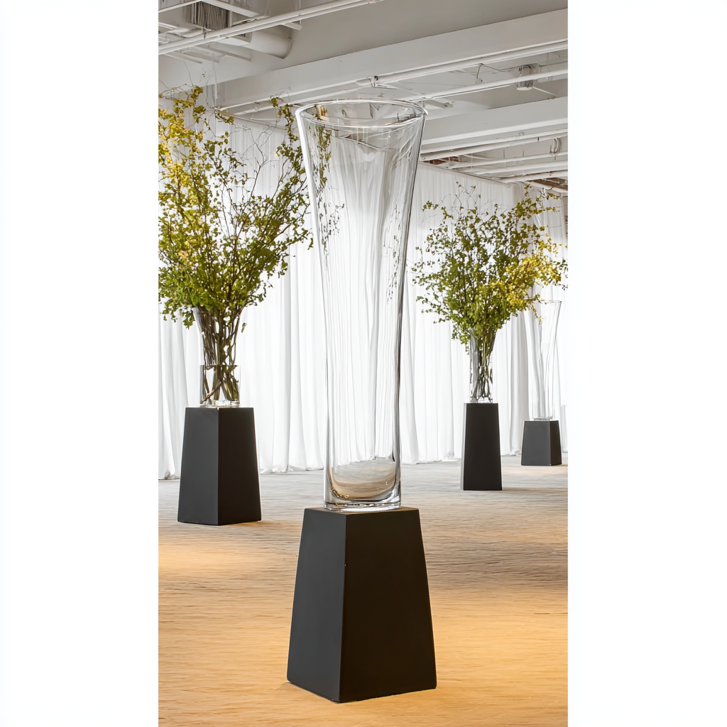 Tall Glass Vase