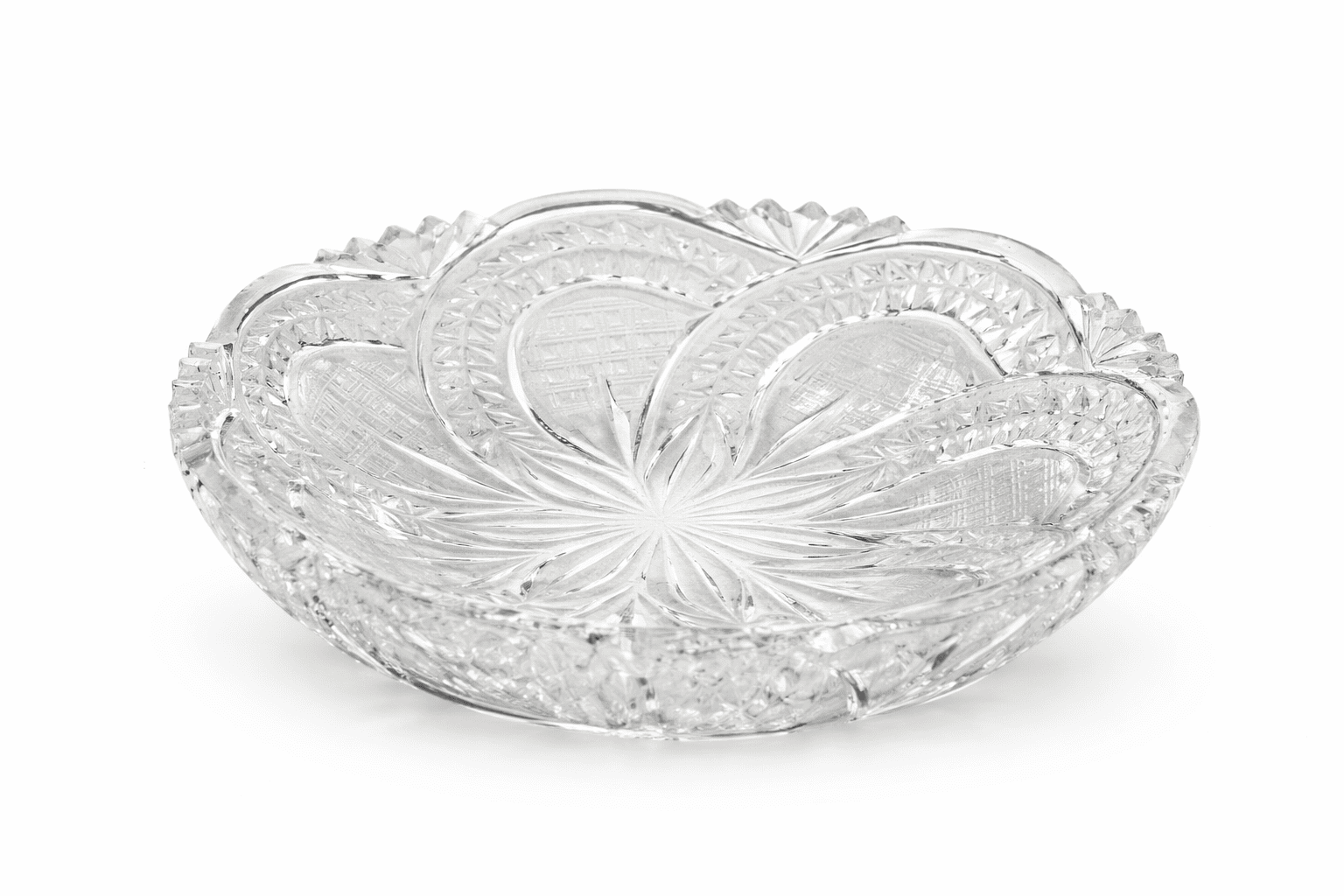 vintage crystal serving bowl for desserts snacks and candy bar rental by 7skyrent
