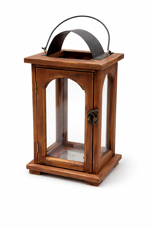 Wooden Lantern for Candles – Rustic Event Decor