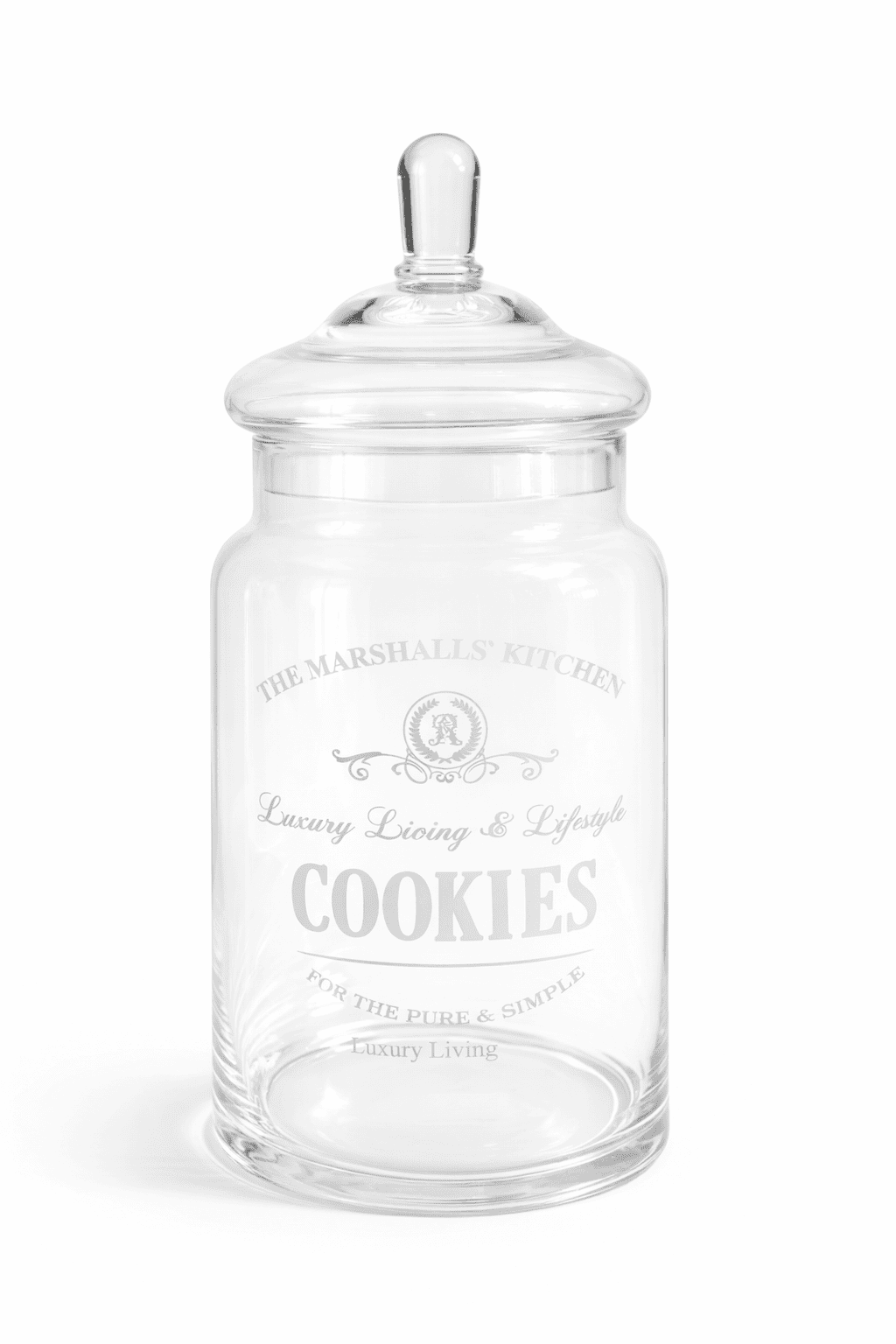 large glass candy bar jar with lid for cookies meringue and sweets dessert table decor rental 7skyrent