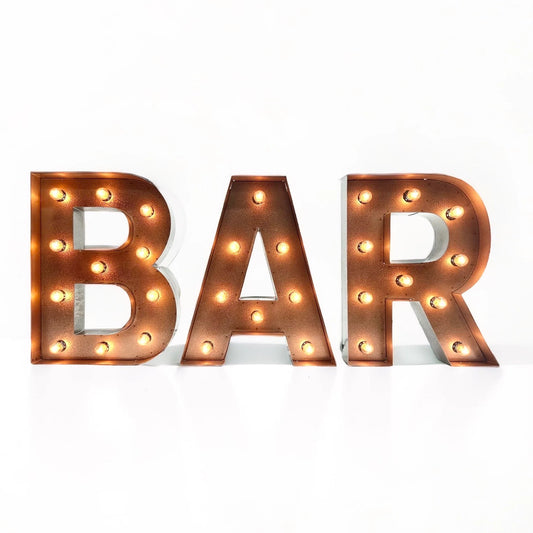 Led vintage BAR sign