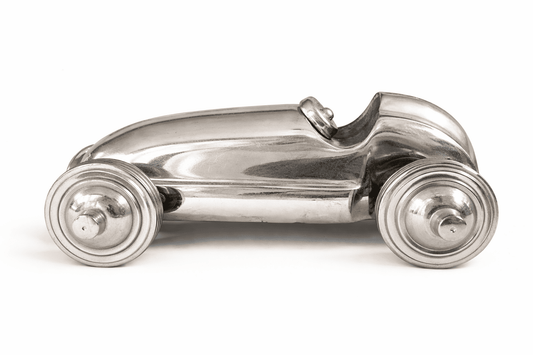 Silver metal Vintage Car decor for centerpiece setup