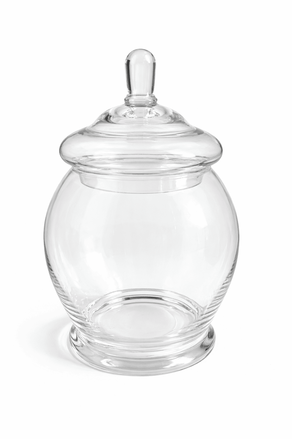 round glass candy jar with lid for candy bar sweets and dessert table decor rental 7skyrent