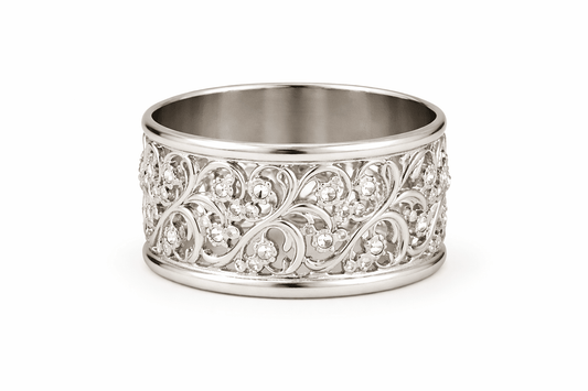 silver metal napkin ring elegant table setting rental 7skyrent