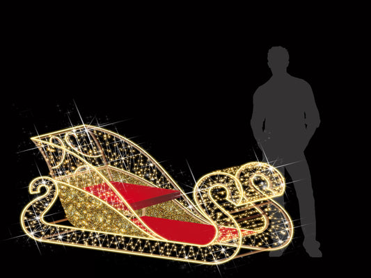 Grand LED Christmas Sleigh
