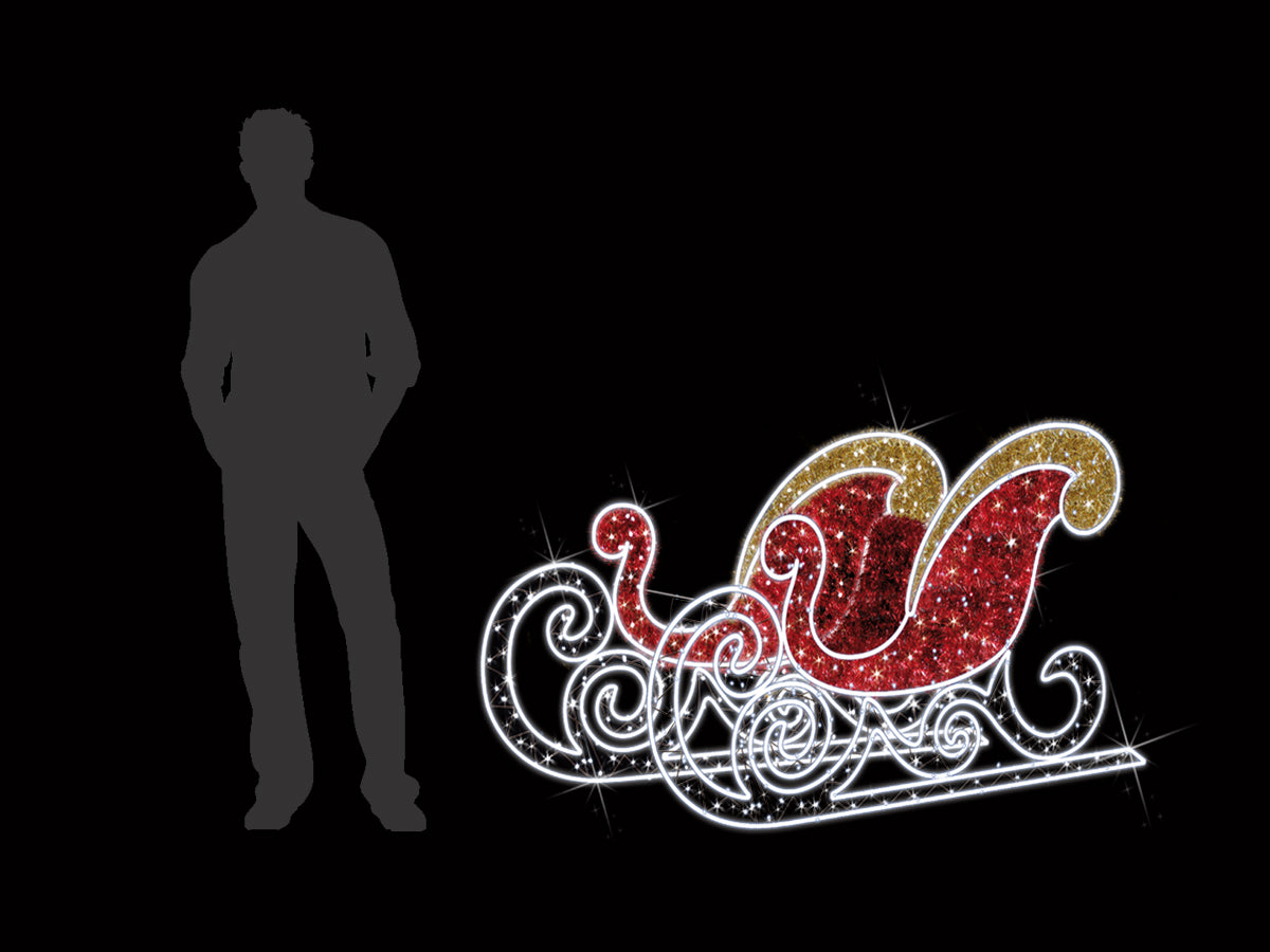 LED Christmas Sleigh Magic