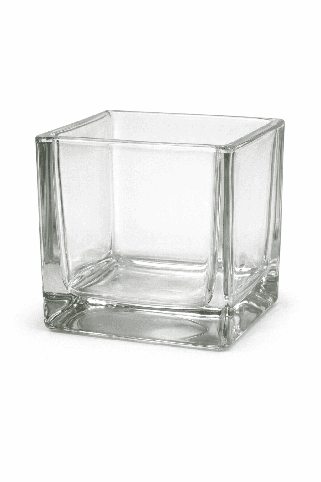 Square Glass Votive vase- candle holder 7x7cm