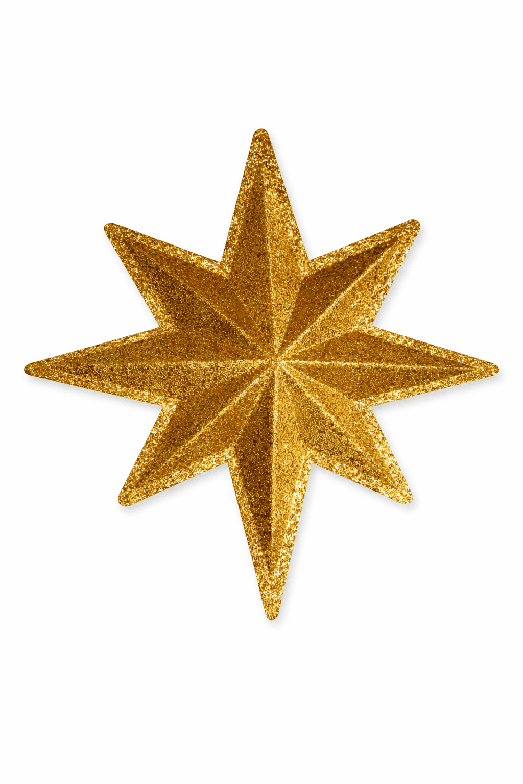Glitter Star Ornament 40cm