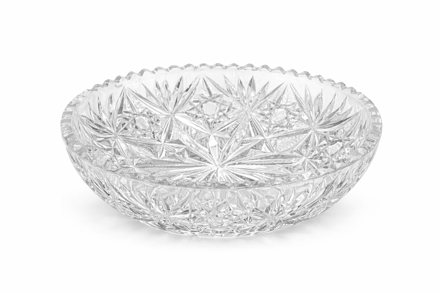 Vintage Crystal Serving Bowl